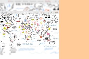 cookies of the world map